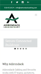 Mobile Screenshot of adirondacksecurity.com